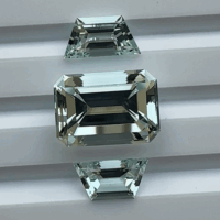 Аквамарины сет 7.31 ct