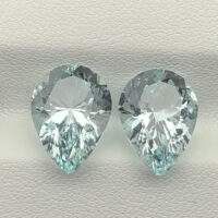Аквамарины пара 8.17 ct